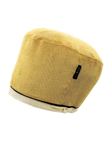 "CORDUROY" Tam hat for dreadlocks (Ocher)