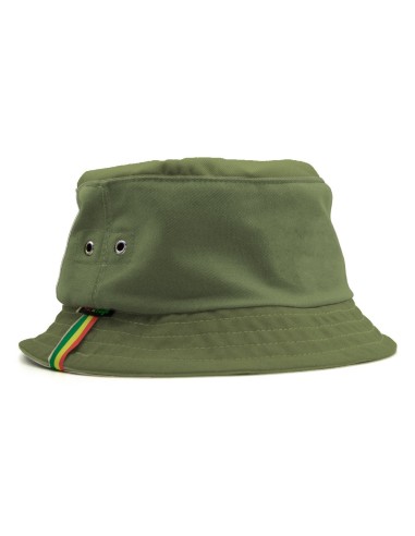 Plain Bucket Hat Military Specs Boonie Cap Wide Brim Thick 100% Cotton  Material