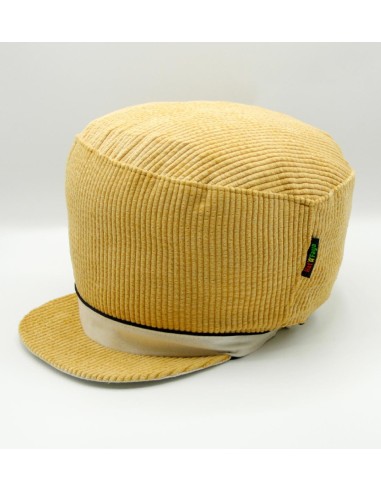 Ocher Corduroy Hat for dreadlocks