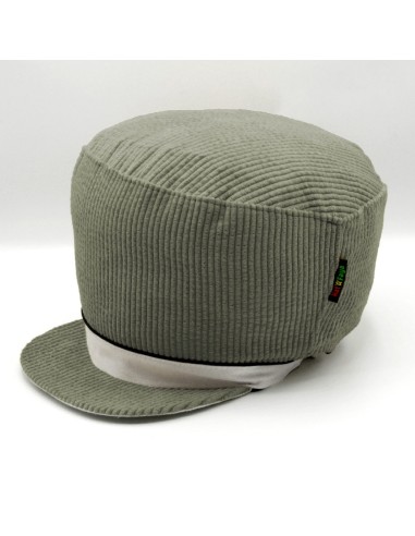 Khaki Corduroy hat for dreadlocks
