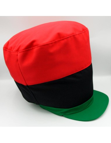 Red Black Green Rastafari cap RBG