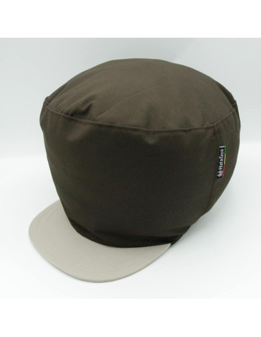 Beige and brown cap for dreadlocks
